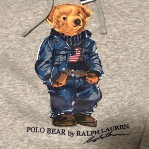 Ralph Lauren Polo Bear Hoodie Men Medium NWT